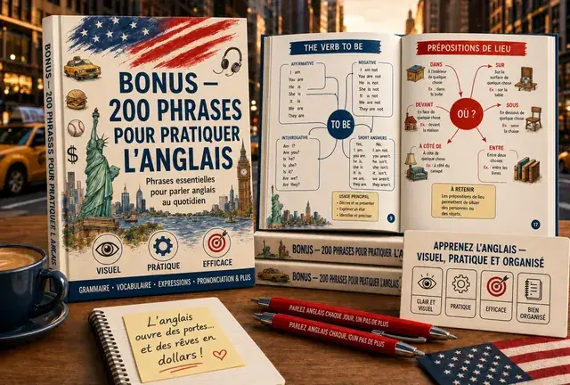 200 Phrases pour t'Entraîner en Anglais
