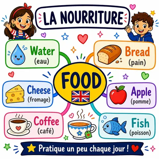 Carte mentale : Nourriture