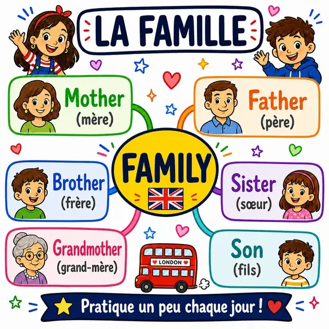 Carte mentale : Famille