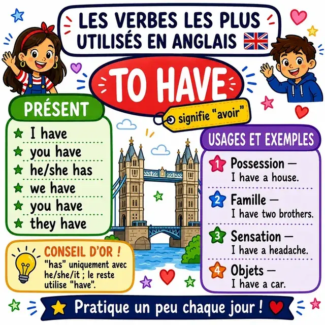 Carte mentale : verbe TO DO